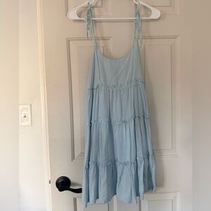 Light Blue Tiered Sundress